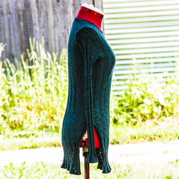 Dark green wide ribbed top - Pacsun - Picture 3 of 5